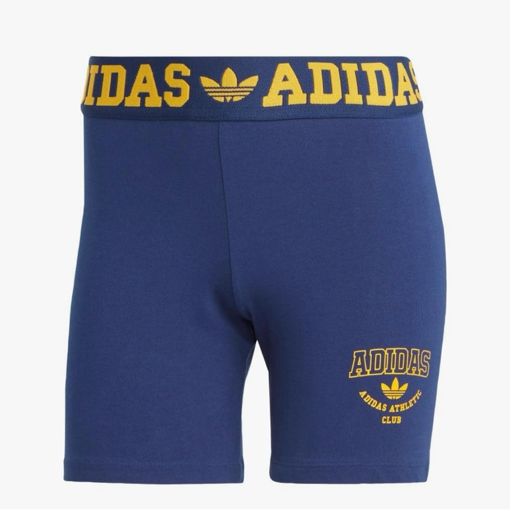 NWT Adidas Women's Logo Waistband Booty Shorts - Picture 4 of 12